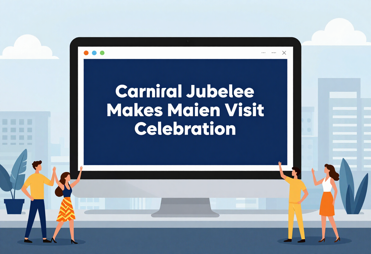Carnival Jubilee Makes Maiden Visit to Celebration Key