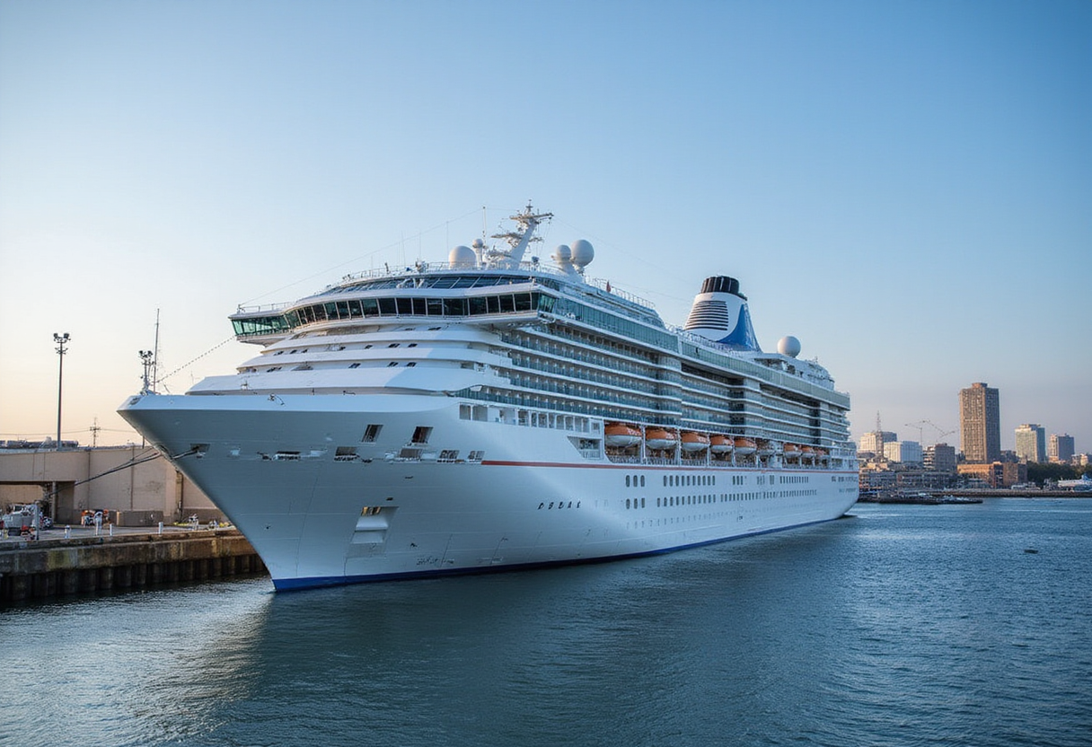Norwegian Jewel arrives at PhilaPort Cruise Terminal; first cruise ship docked in Philadelphia in 20 years - 6abc Philad
